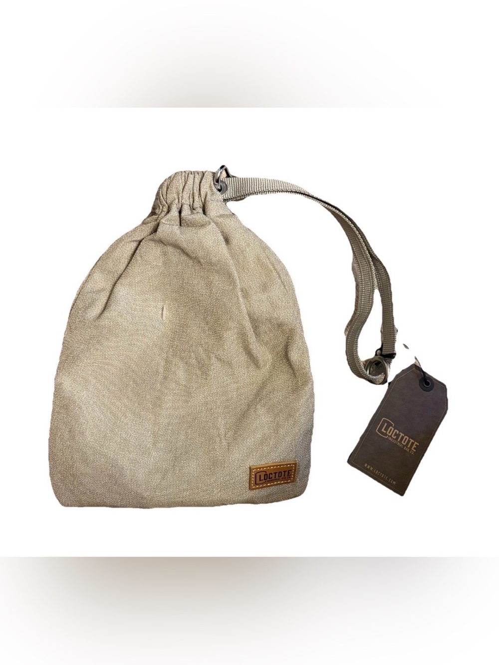 The Original LocTote Industrial Bag Co. "Flak Sac" Anti-theft Bag 3L NEW Tan